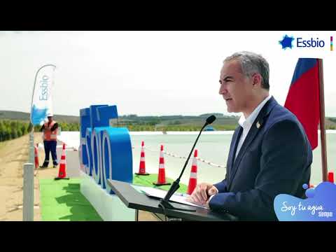 Inauguración nuevo tranque Ninhue de ESSBIO