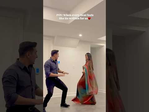 When you don’t need practice to rock the dance floor 🥰🤣🙈. | couple dance | Saree ke fall sa 🥻|