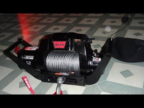 Warn 9.5cti winch unboxing