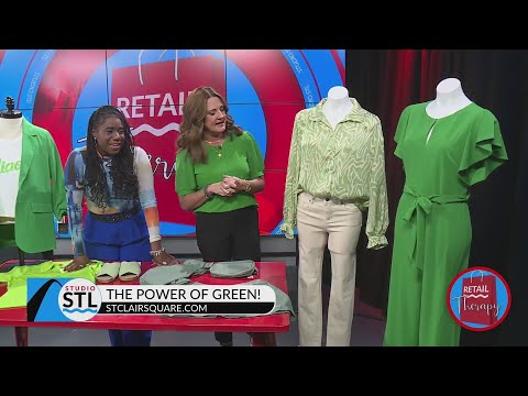 The power of green and when to tuck or untuck!
