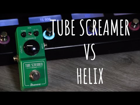 Tube Screamer Comparison | TS Mini VS Helix Scream 808