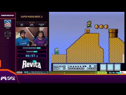 [SGDQ2021 Español] Super Mario Bros. 3 - Any% Warpless co-op por mitchflowerpower, TheHaxor