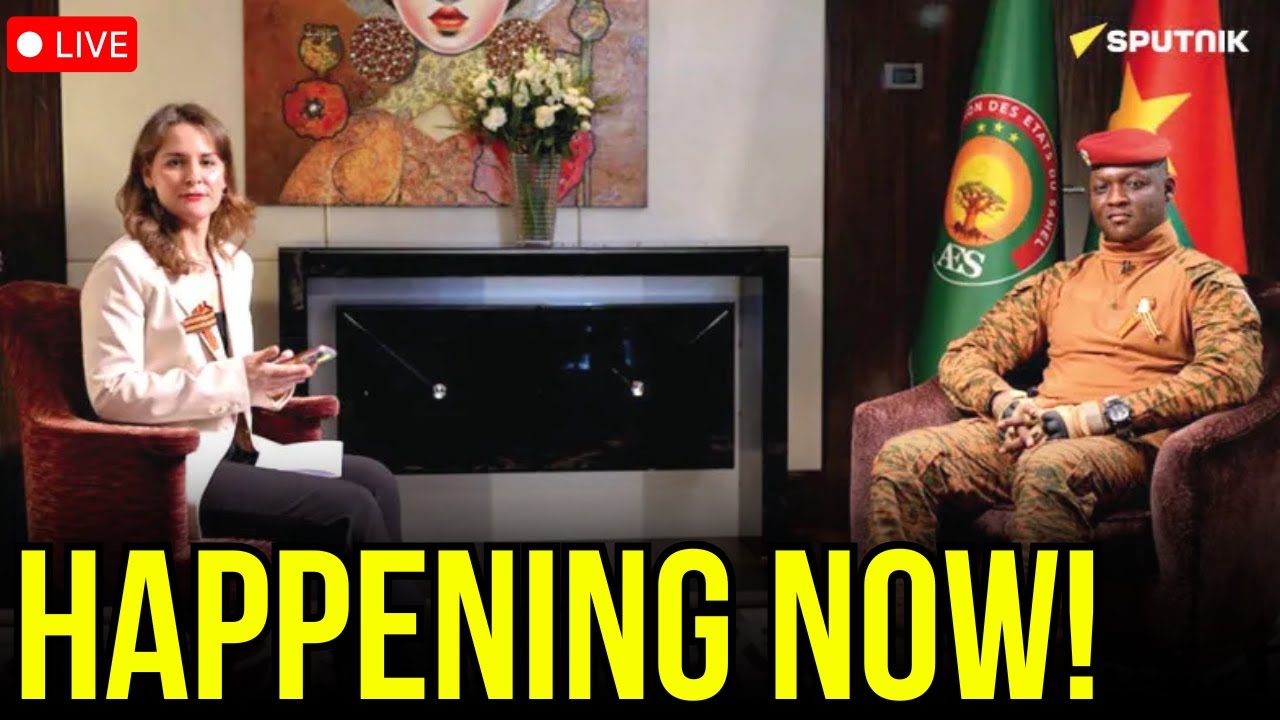 LIVE: IBRAHIM TRAORE'S VIRAL Interview In Russia that Got Banned By Media