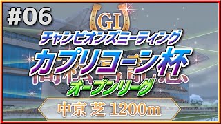 【ウマ娘】カプリコーン杯オープンリーグ#06『決勝ラウンド：Aグループ』【引退しました】
