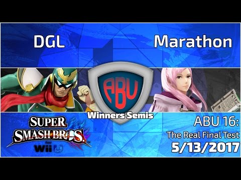 ABU 16: DGL (Falcon) vs. Marathon (Robin)  - SSB4 Singles Winners Semis