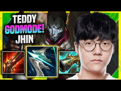 TEDDY LITERALLY GOD MODE WITH JHIN IN EUW SOLOQ! - T1 Teddy Plays Jhin ADC vs Jinx!
