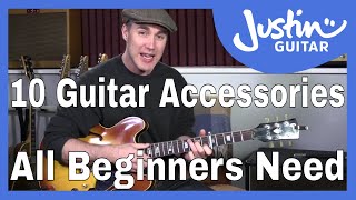 10 Accessories Beginner Guitarists Should Buy Before They St