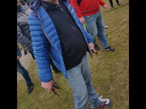 Ćwierćfinał okręgowego Pucharu Polski Jarota Jarocin - Piast Kobylin. Bójka kibiców