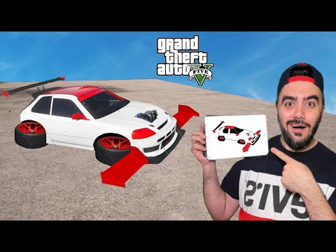 ÇIZDIGIM HERŞEY OYUNDA GERÇEK OLUYOR #02 - GTA 5 MODS