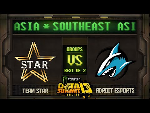 TEAM STAR vs Adroit Game 1 - Monster Energy Dota Summit 13 Online SEA: Groups w/ SeekNStrike & Avo+
