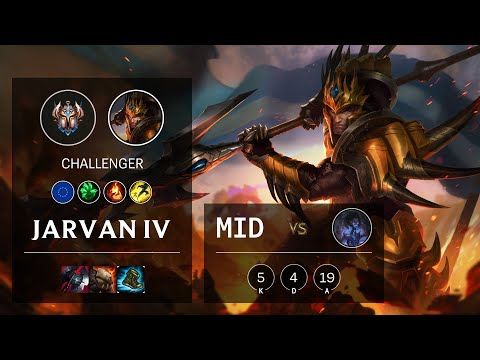 Jarvan IV Mid vs Sylas - EUW Challenger Patch 10.20
