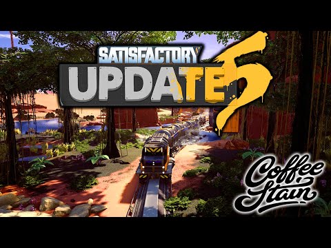 FIRST LOOK UPDATE 5 EXPERIMENTAL RELEASE - FRESH NEW WORLD - Satisfactory Multiplayer Live Gameplay
