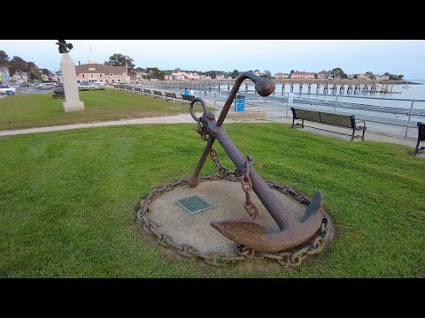 Swampscott MA Walk Monument Ave, Downtown and Waterfront with commentary,
