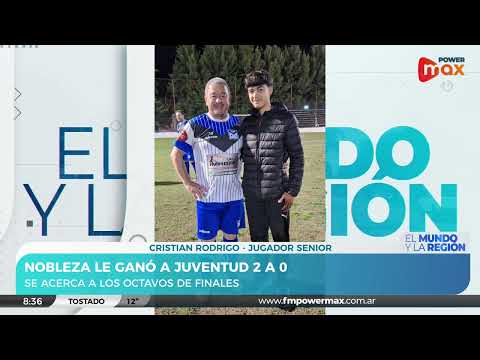 Nobleza le ganó a Juventud 2 a 0: Se acerca a octavos de finales | Cristian Rodrigo - Jugador Senior