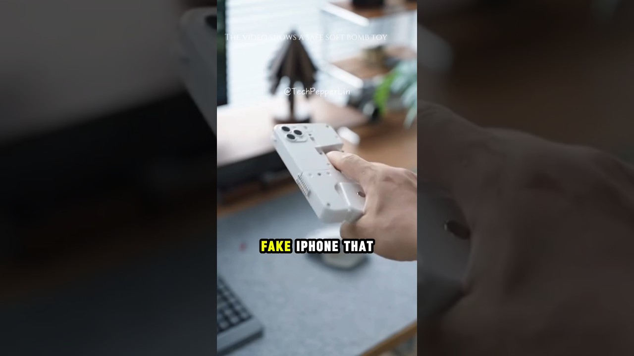 This iPhone Turns Into a Toy Gun?!