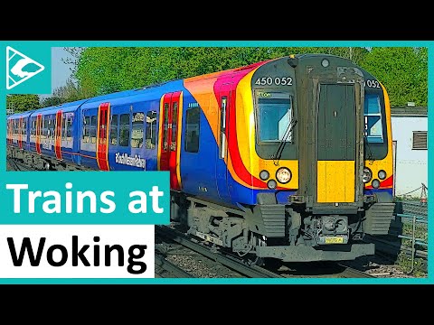Trains at Woking (SWML) 24/04/2021
