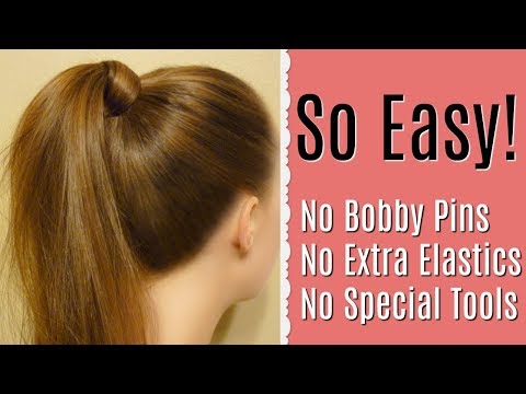 How To Wrap Hair Around A Ponytail - Fool Proof Method