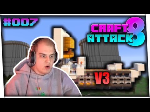 BESUCH VON PAPAPLATTE 😏 + DER SUPER SMELTER V3 😱 | CRAFT ATTACK 8 #007 | NebelNiek Stream Highlights