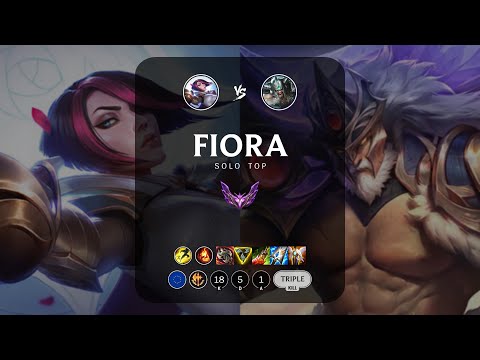 Fiora Top vs Tryndamere - EUW Master Patch 14.7