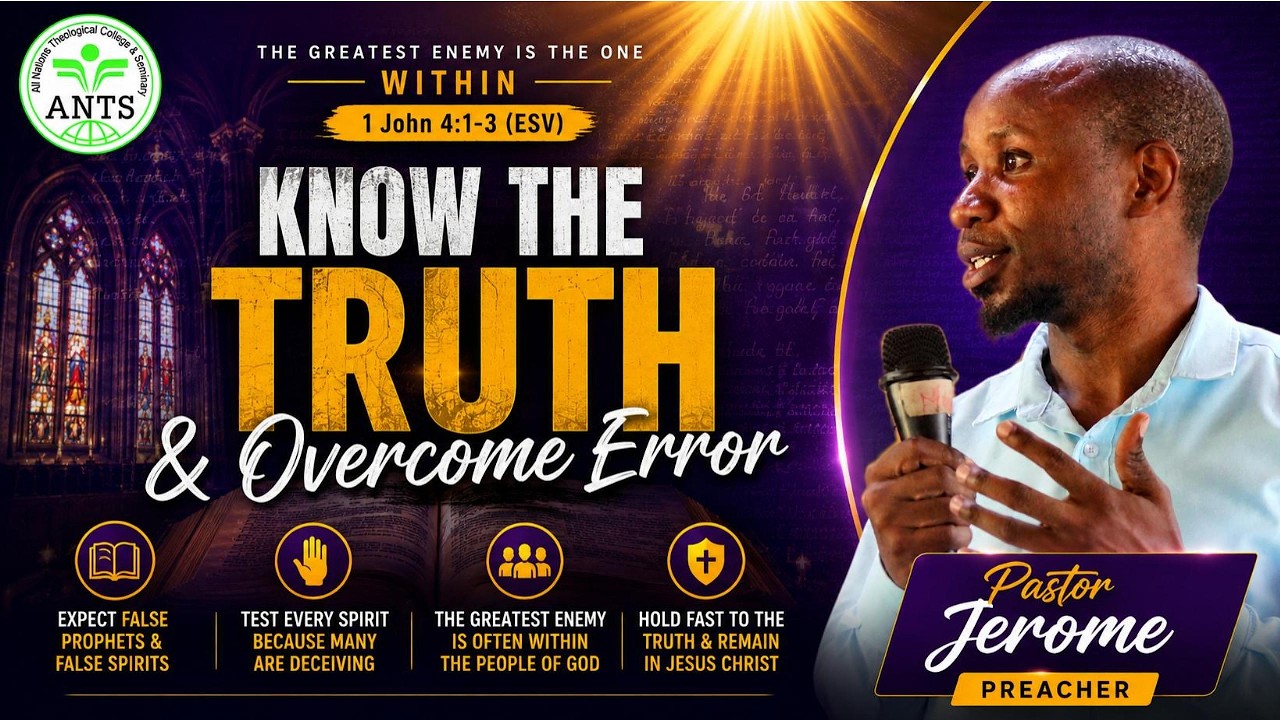 Know the Truth & Overcome Error | 1 John 4:1–3