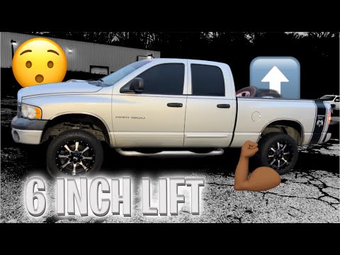 ROUGH COUNTRY 6” LIFT KIT INSTALLED ON MY 2005 RAM 1500