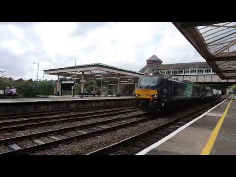 DRS 88002 and 88005 Pass Through Bangor Station 9/8/19