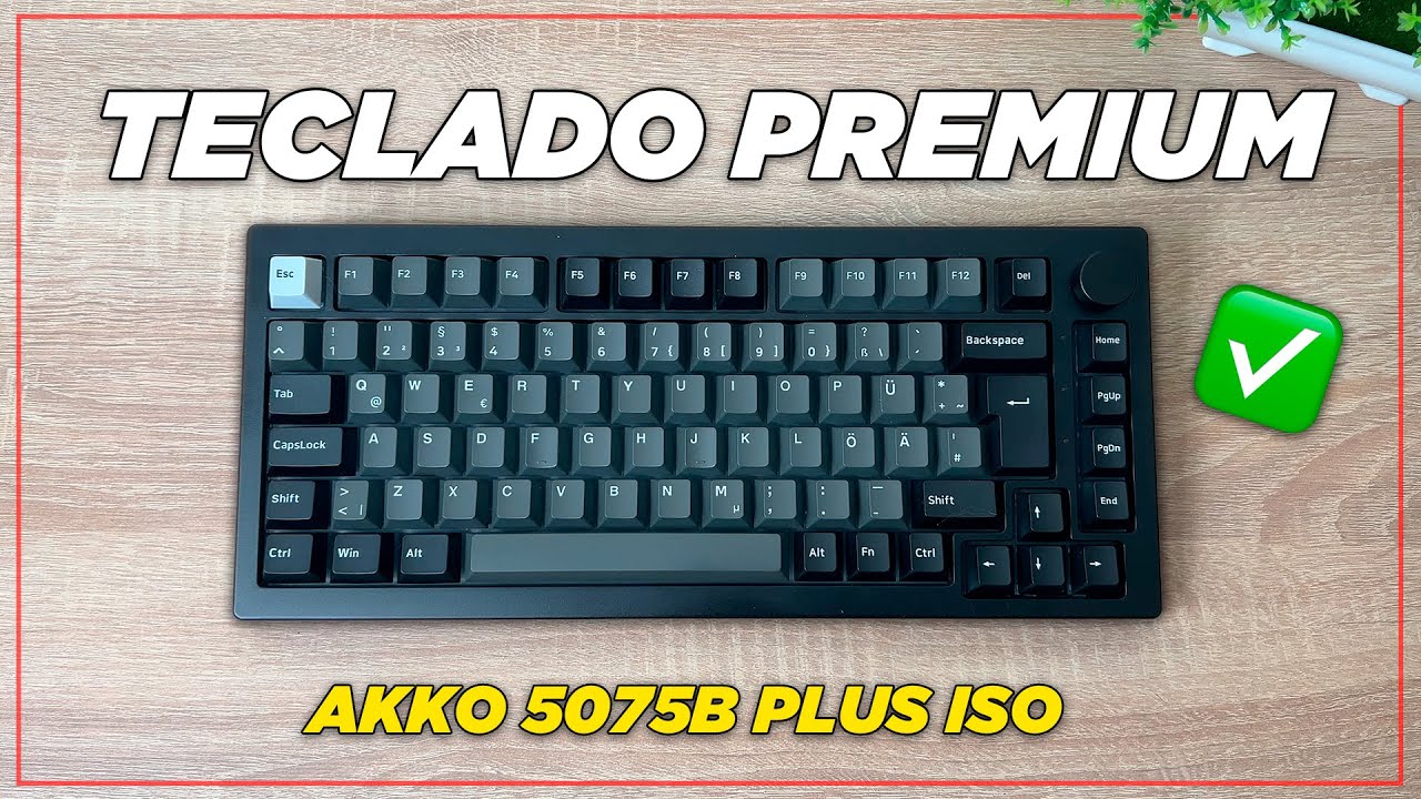 EL MEJOR TECLADO MECÁNICO que PROBÉ 👉 Akko 5075B Plus ISO