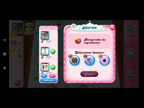 Candy Crush Saga Level (586) ⭐⭐⭐ No Booster
