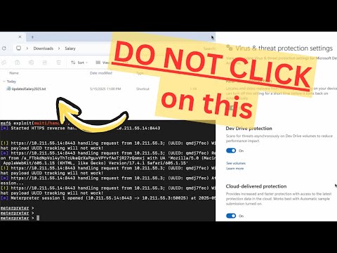 Cyber Security - Initial Access with Shortcut LNK file (Windows Defender Bypass)