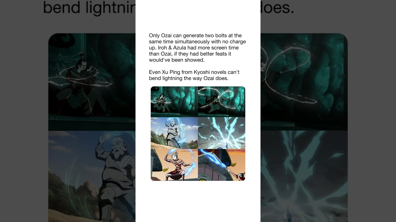 Dual Lightning Was Pure Ozai Skill