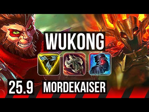 WUKONG vs MORDEKAISER (TOP) | 9/3/9 | KR Master | 25.9