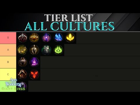 Pro TIER LIST for Strongest CULTURES 2025 - Age of Wonders 4