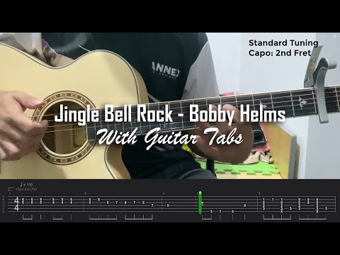 [With Guitar Tabs] Jingle Bell Rock - Bobby Helms (Fingerstyle Guitar Tutorial)