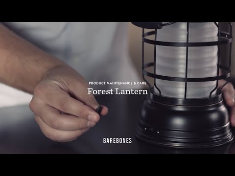 Barebones Living How to Charge the Forest Lantern