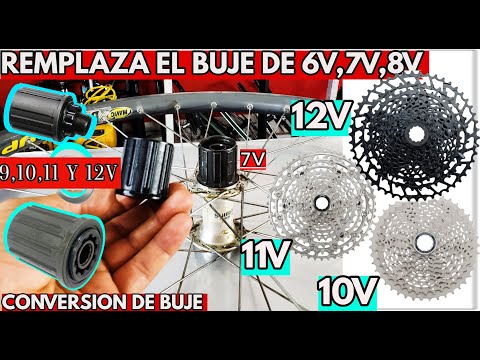 CONVERSION DE BUJE 7,8V A BUJE 9,10,11y 12