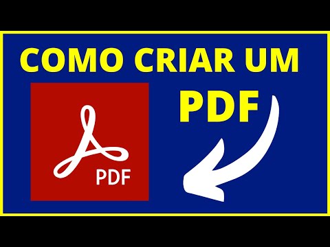 Vídeo: Gerar Arquivo PDF: dúvidas e opções de exportação