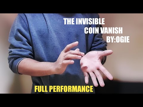 THE INVISIBLE COIN VANISH (FULL PERFORMANCE) | Impossible and Unique Way to Vanish Anything you want