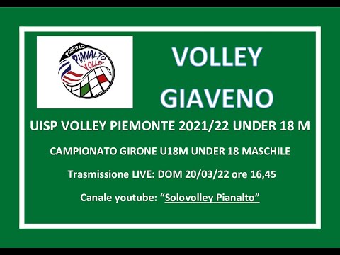 2a Parte_PIANALTO PORINO U17M - VOLLEY GIAVENO _ Campionato UISP Maschile Under 18 2021/22