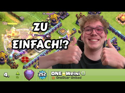 Platz 4 DE mit QC SUPERHOGS! Ist diese Strategie zu einfach!? Clash Of Clans (deutsch)