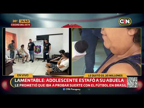 Lamentable: adolescente estafó a su abuela