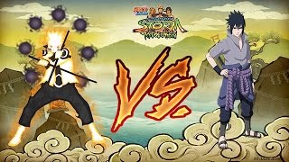 Rikudou Naruto VS Rinnegan Sasuke - Naruto Storm Revolution