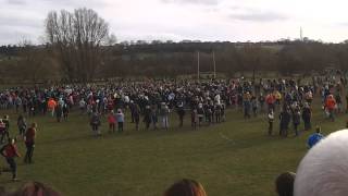preview picture of video 'Ashbourne Royal Shrovetide Football 2014 - Play on the Sports Fields 3'