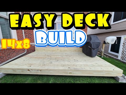 DIY Floating Deck: No Digging, No Permit 💰 Build it Yourself in a Few Hours!