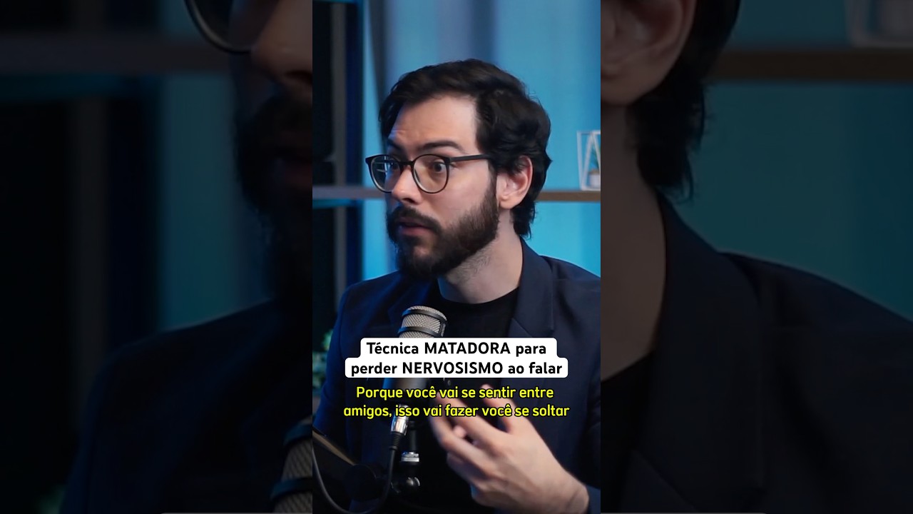 Técnica MATADORA para perder NERVOSISMO ao falar