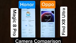 📸 Honor Magic 8 Pro vs Oppo Find X8 Ultra – Camera Comparison