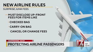 New federal rule for protecting airline travelers