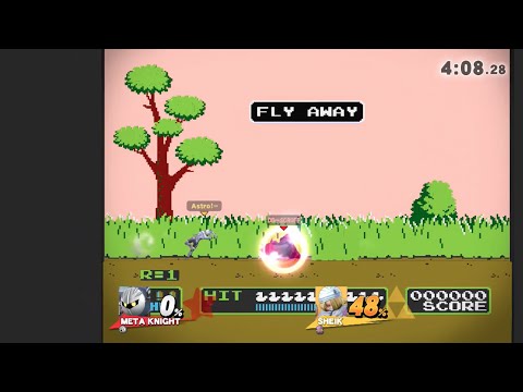 Laf. Sm4sh Bi-Weekly 2 - Scruffy (M. Knight) vs. Astro (Sheik/Ness/Luigi)