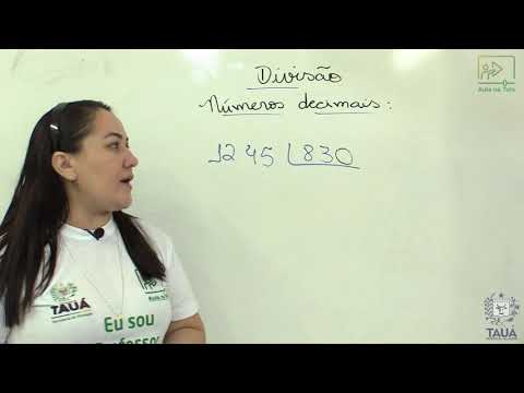 Matemática - Videoaula 62 – Divisão com números decimais