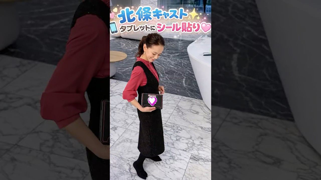 北條キャスト×30周年タブレットにシール貼り #shopchannel #shorts  #北條キャスト