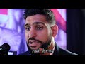 AMIR KHAN DISSES KELL BROOK HARD "HE USES ME TO PROMOTE HIS NAME"